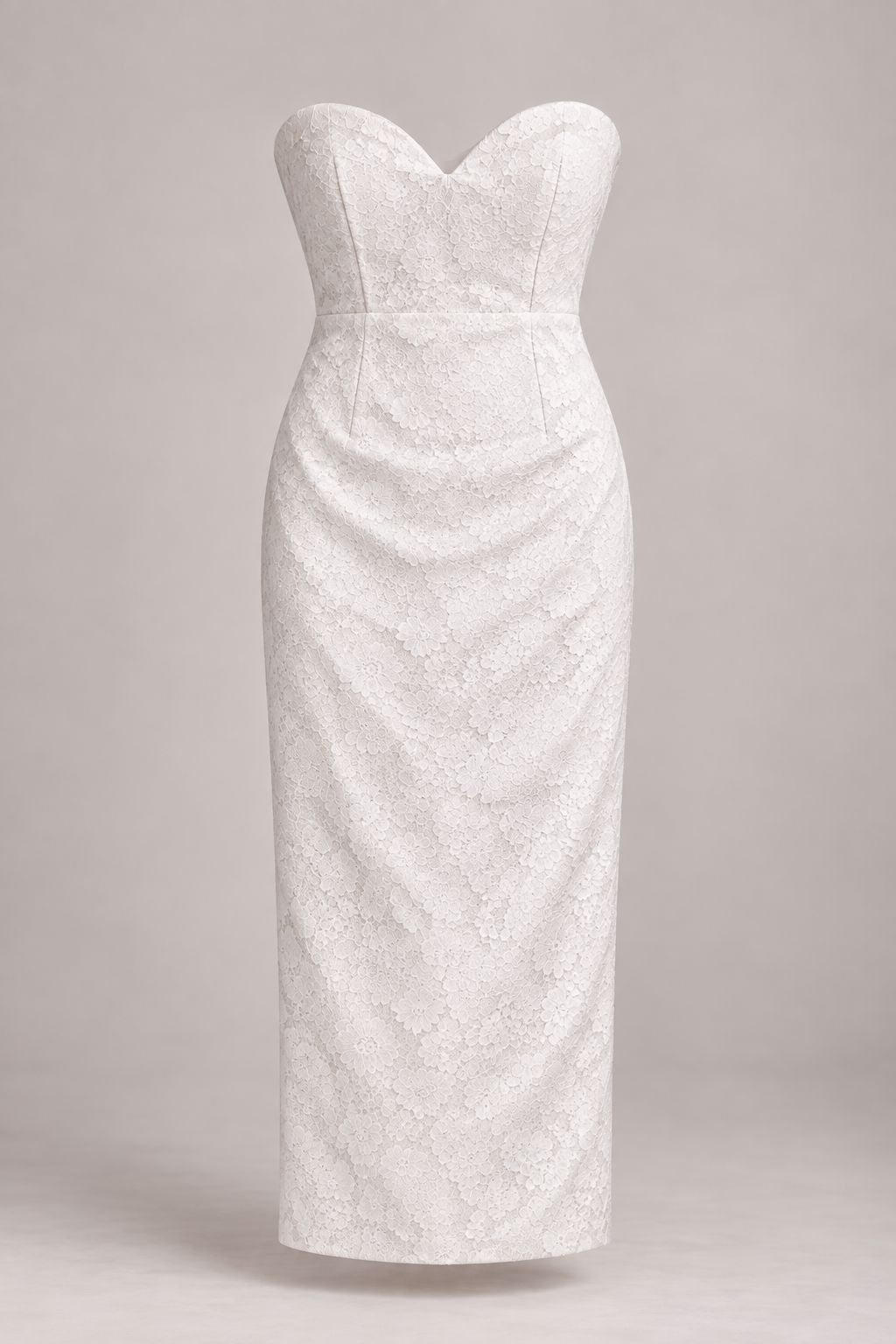 Elegant Ivory Lace wedding dress with detachable sleeves Dress Hannah Sophia England 