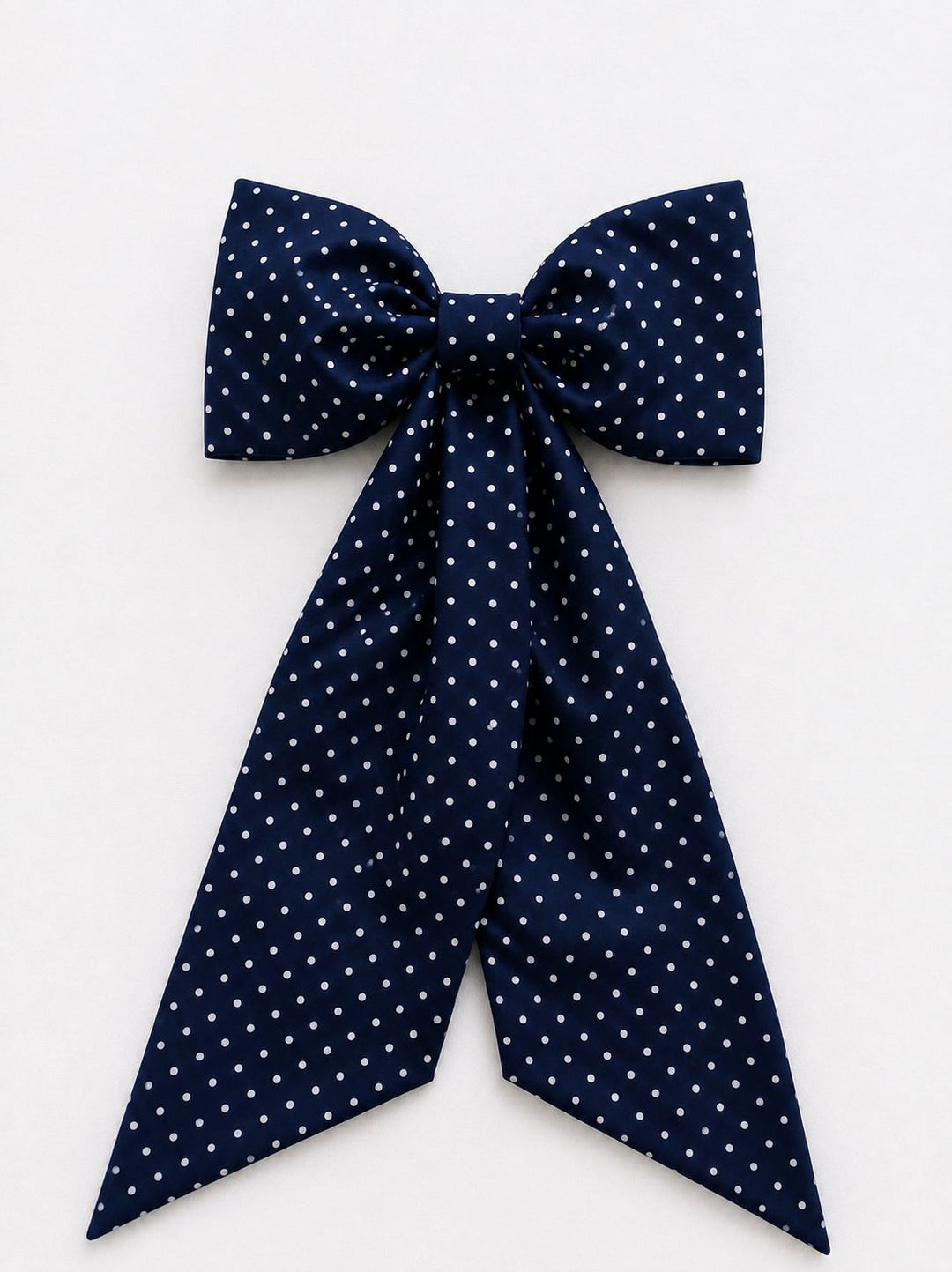 Navy Polka Dot Detachable Bow Belt Hannah Sophia England 