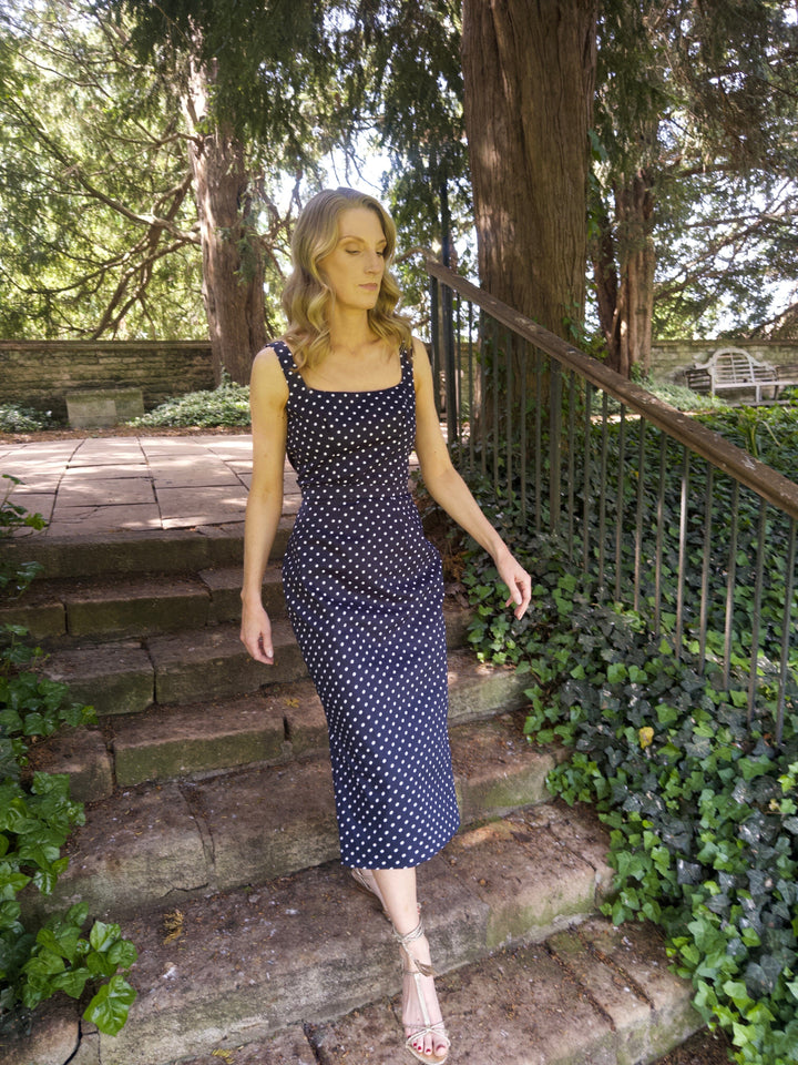 Polka dot bow dress Dress Hannah Sophia England 