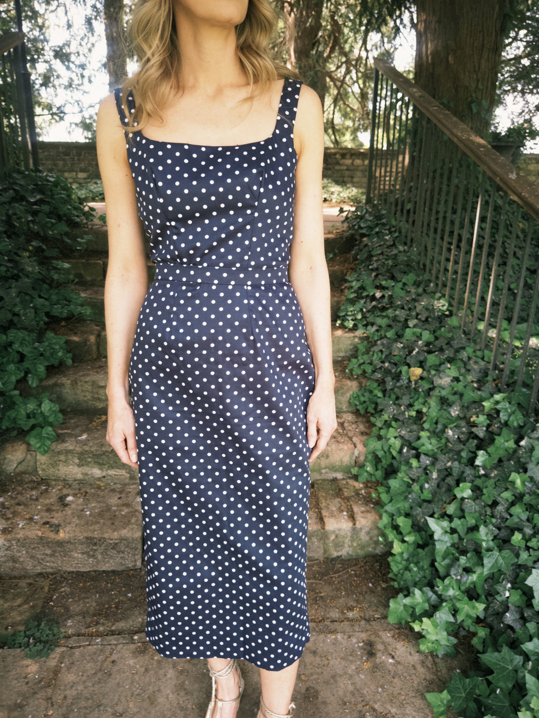Polka dot bow dress Dress Hannah Sophia England 