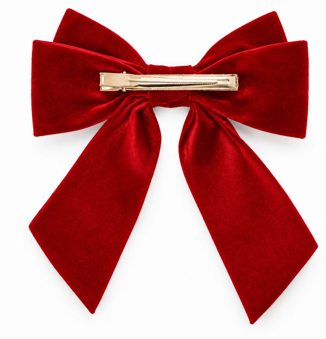 Red velvet bow Hannah Sophia England 